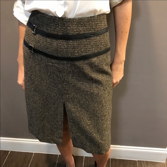 Classic Willi Smith Italian Tweed Pencil Skirt - Picture 2 of 7